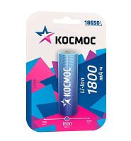 Аккумулятор Космос 18650 1800мА.ч без защиты (блист.1шт)  KOC18650Li-ion18UBL1 картинка 